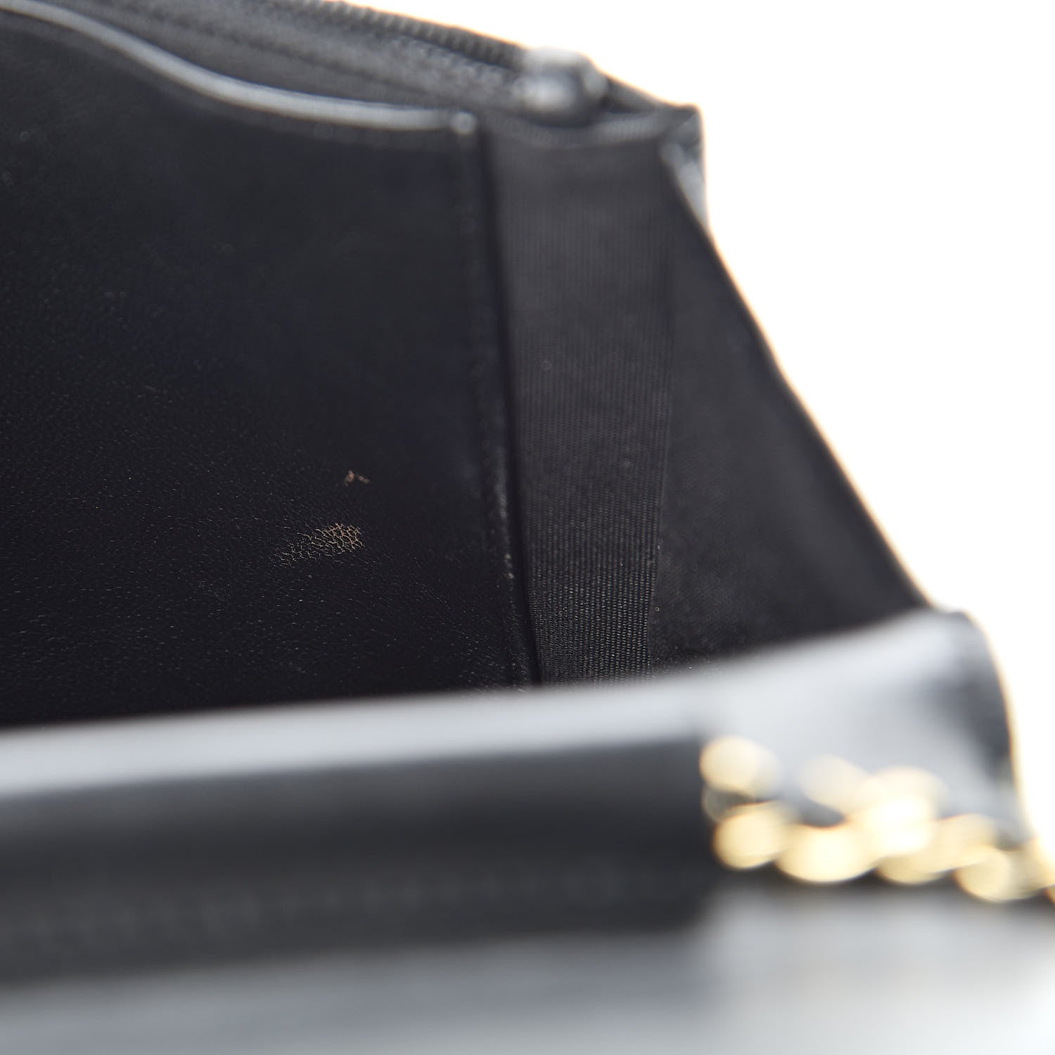 Chanel Lambskin Quilted Boy Wallet On Chain WOC Black 12 of 18