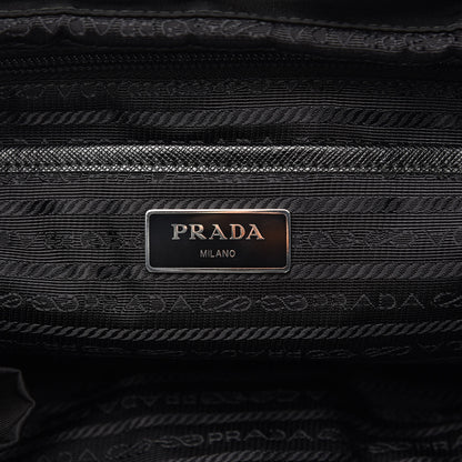 Prada Nylon Vela Medium Backpack Black 6 of 9