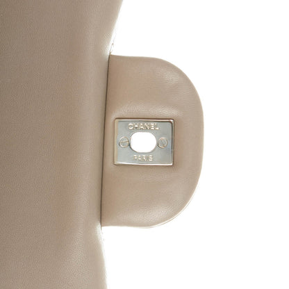 Chanel Patent Quilted Jumbo Double Flap Grey 7 of 8