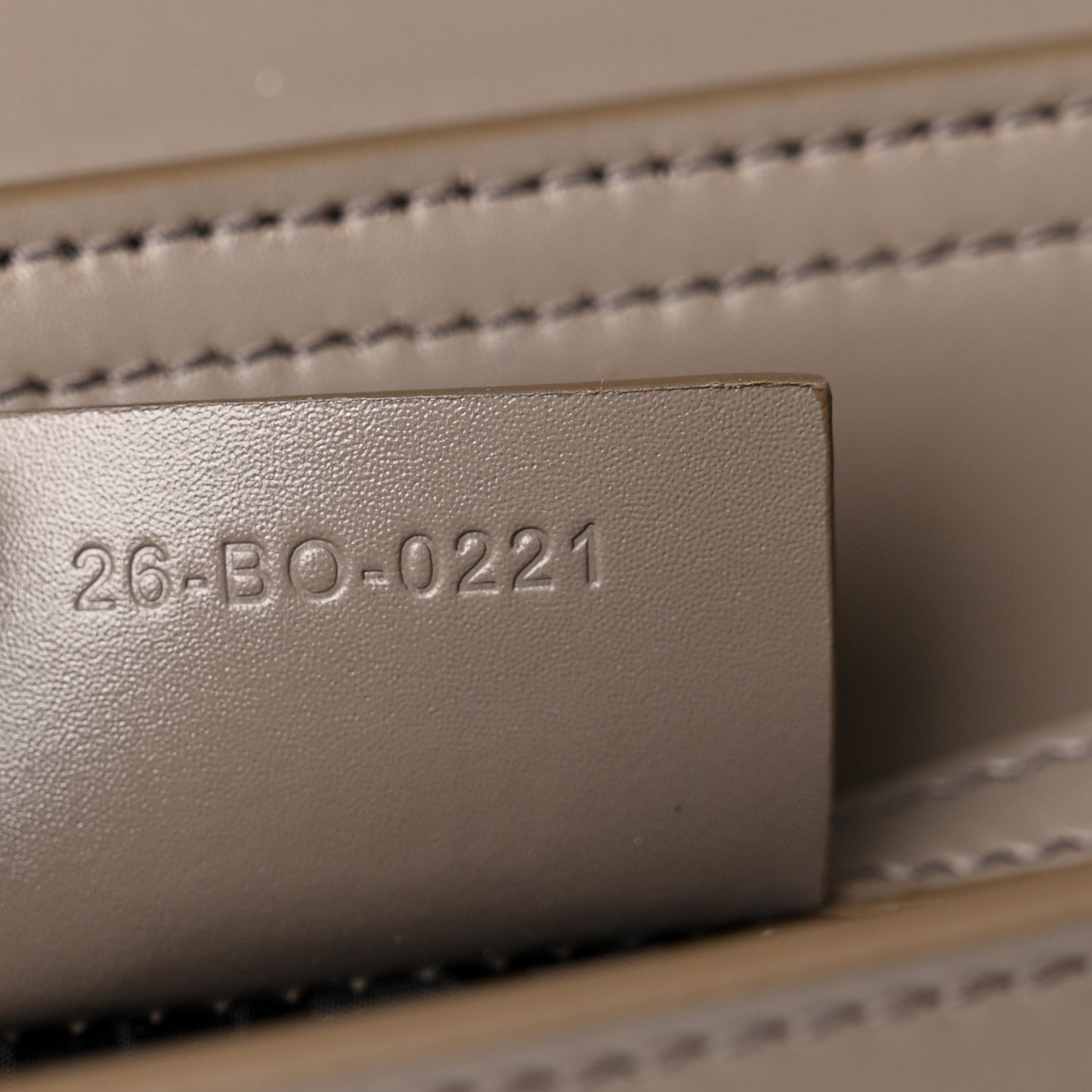 Smooth Calfskin Lock Messenger Bag Beige