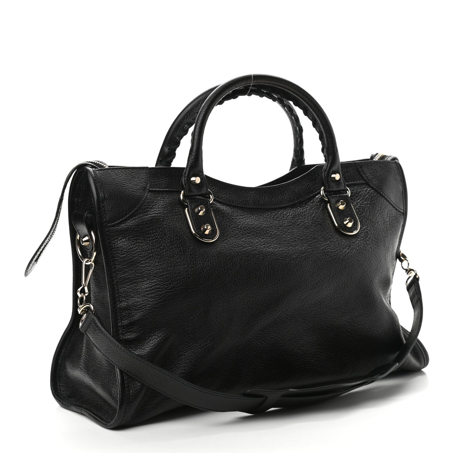 Chevre Gold Metallic Edge Hardware City Black