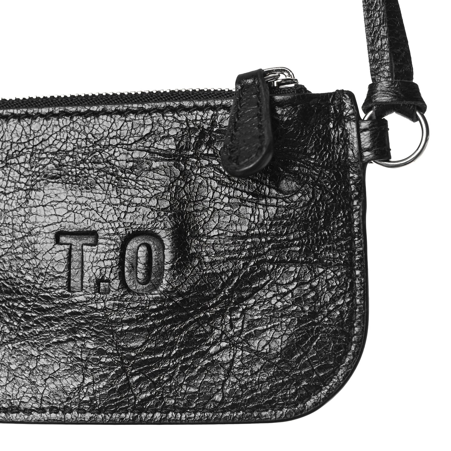 Agneau Arena Small Le Cagole Shoulder Bag Black