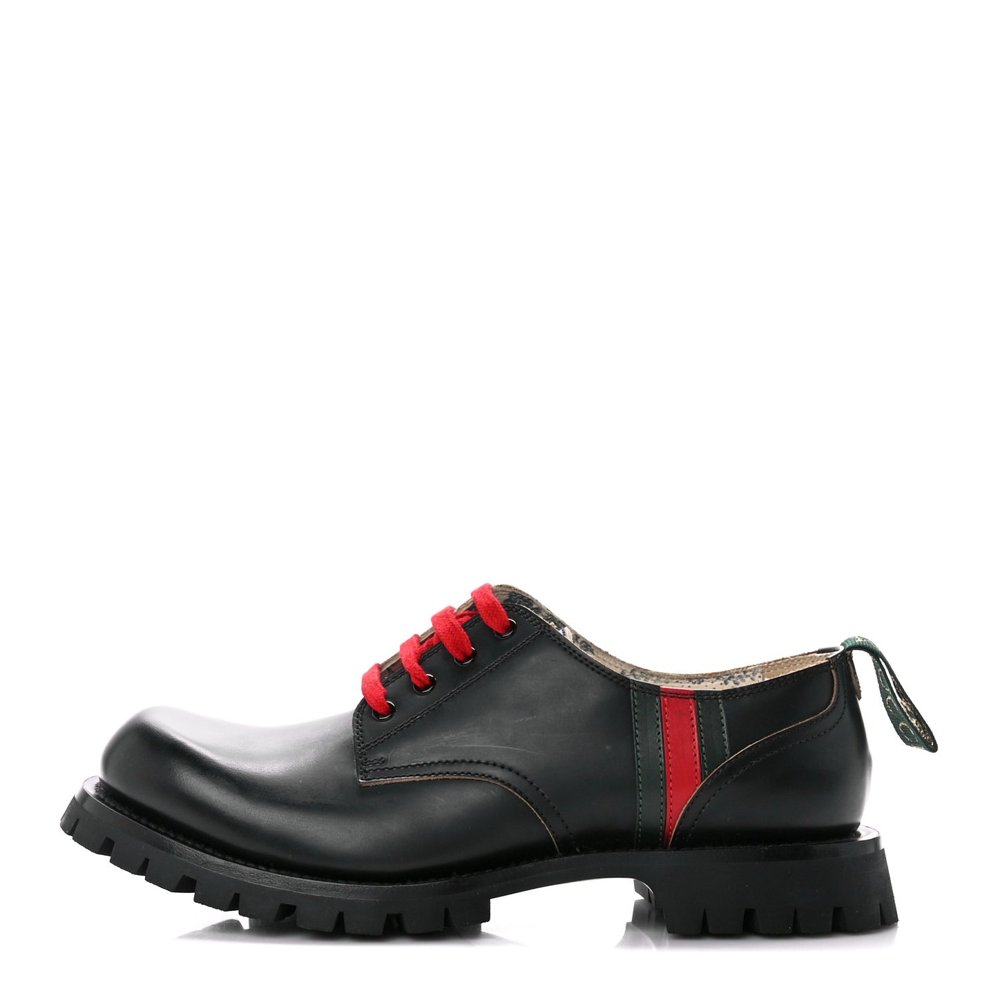 Cordovan Lux Web Arley Lug Sole Loafers 10 Black Verde Hibiscus Red