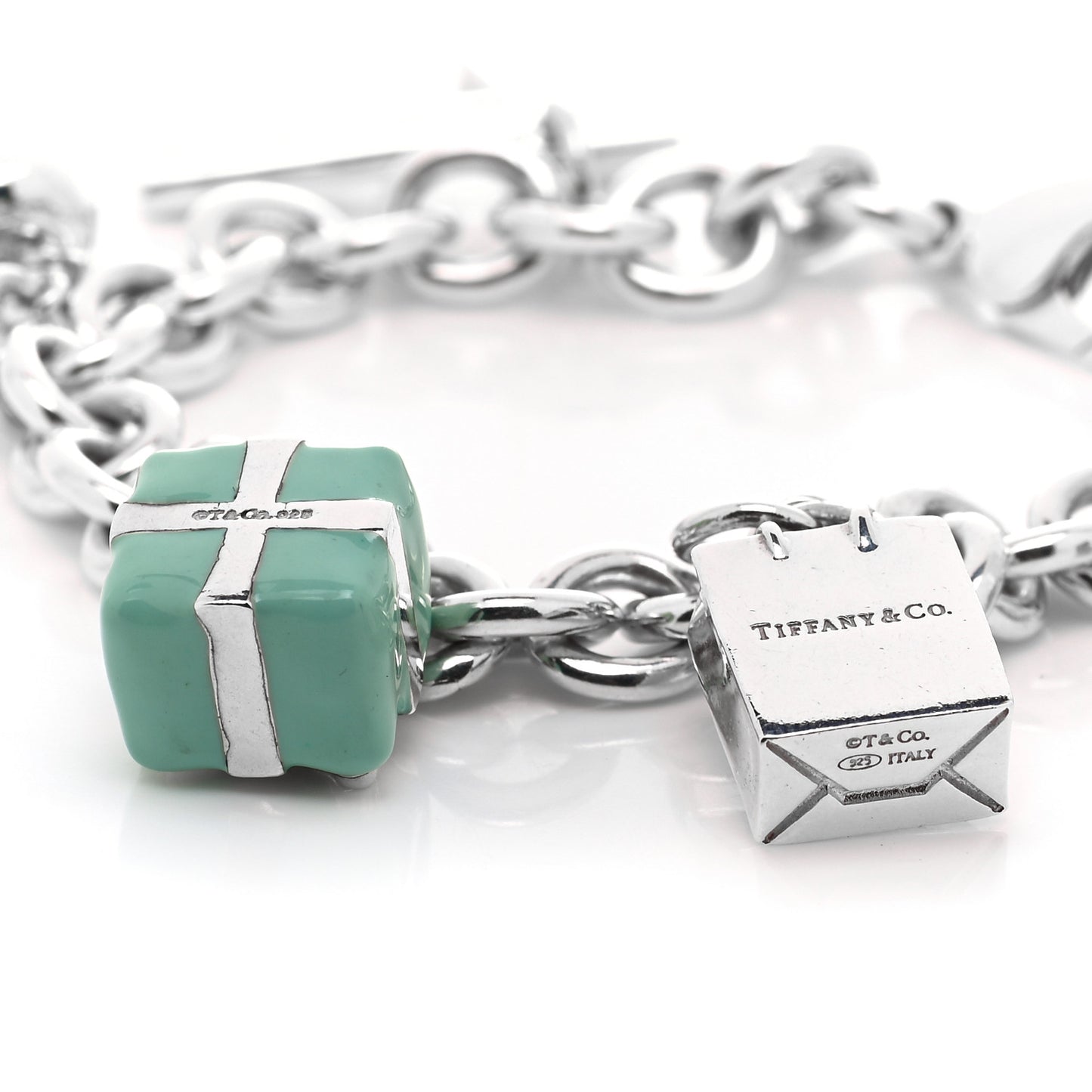 Sterling Silver New York Manhattan Charm Bracelet