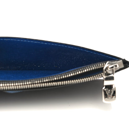 Louis Vuitton Monogram Taiga Coin Card Holder Cobalt 12 of 15