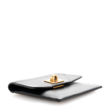 Balenciaga Natural Smooth Calfskin Rodeo Flap Wallet Black 4 of 7