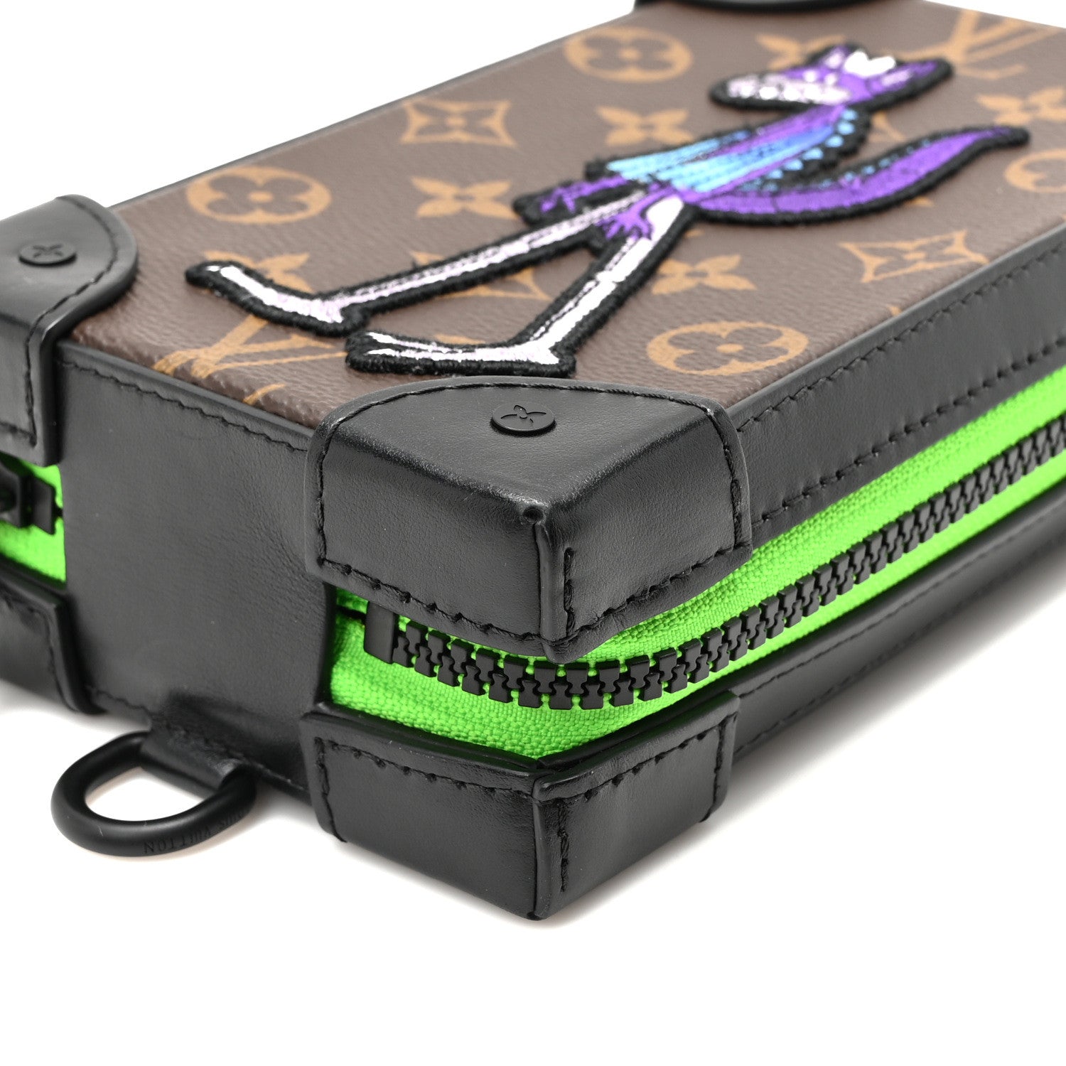 Louis Vuitton Monogram Embroidered Cartoon LV Friends Soft Trunk Phone Box 9 of 9
