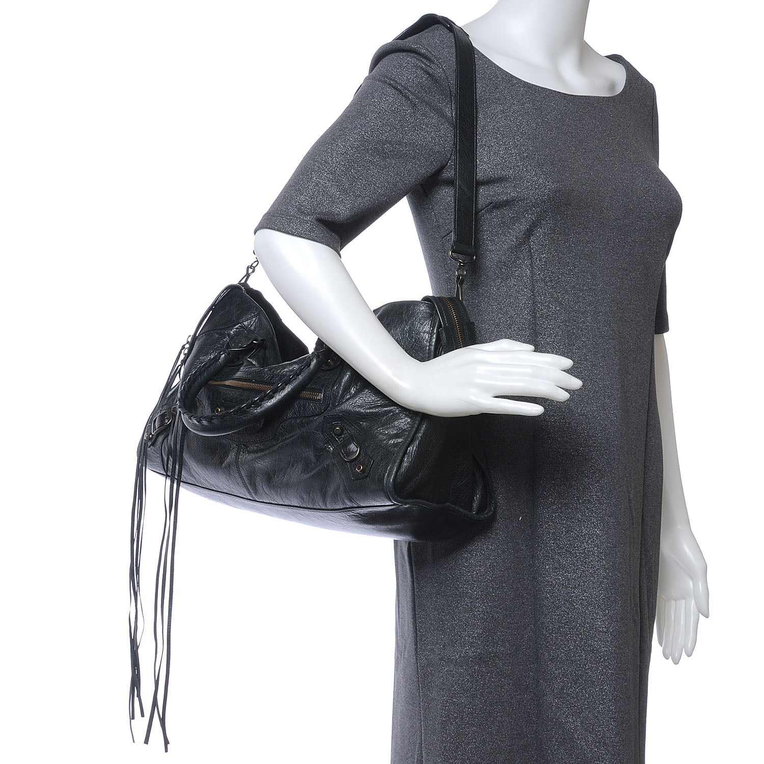 Balenciaga Agneau Part Time Black 2 of 7