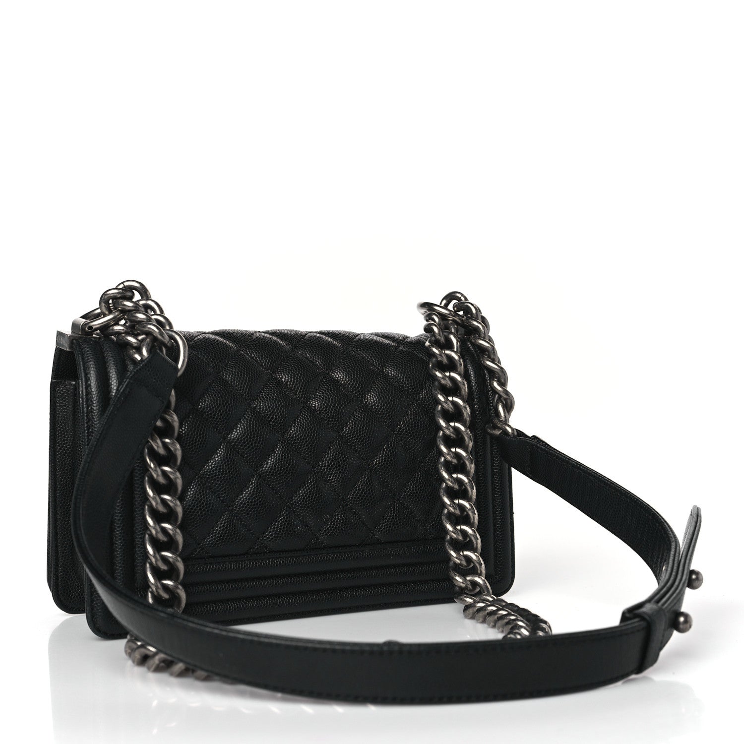 Chanel Caviar Quilted Small Boy Flap Black 3 of 13