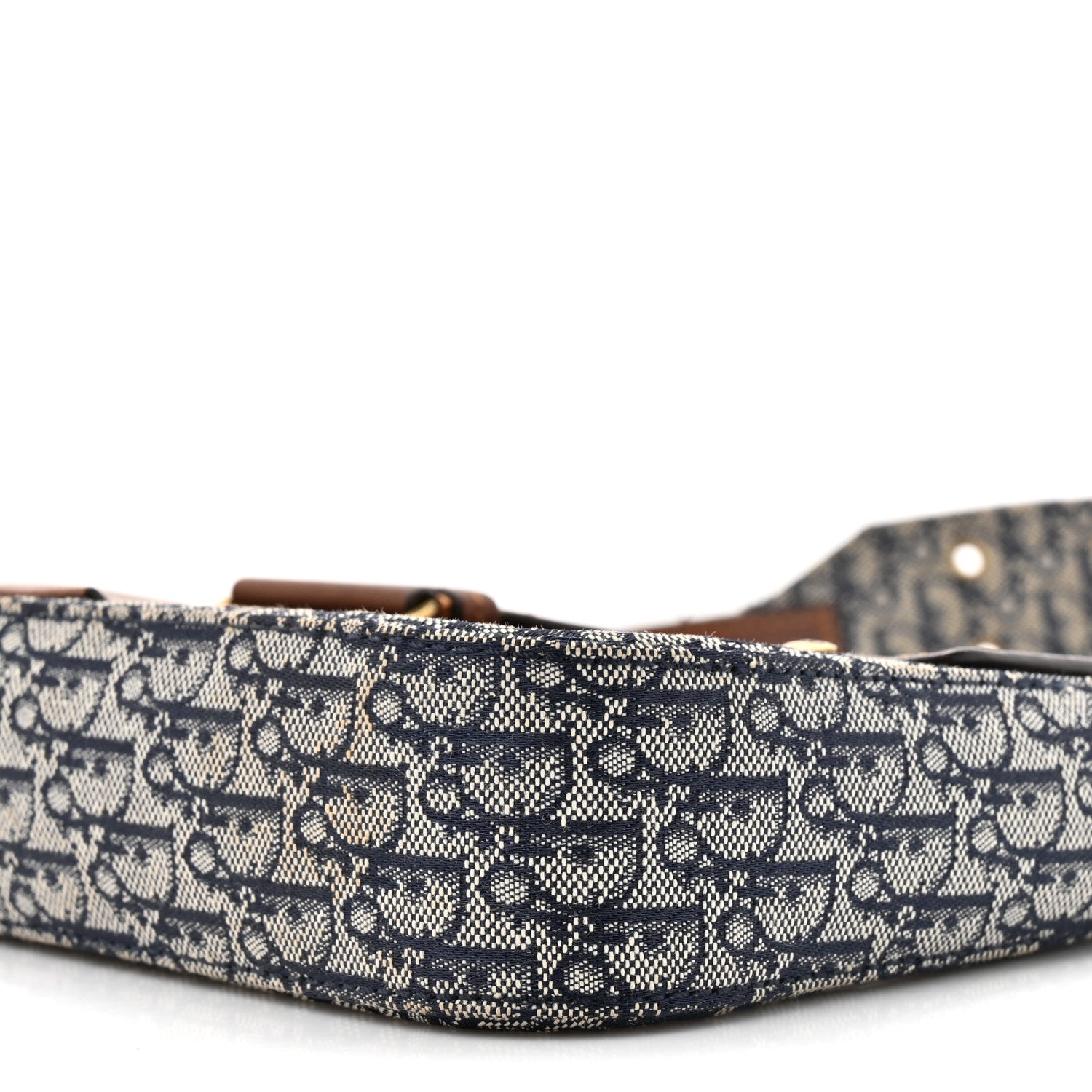 Christian Dior Monogram Trotter Street Chic Shoulder Bag Blue