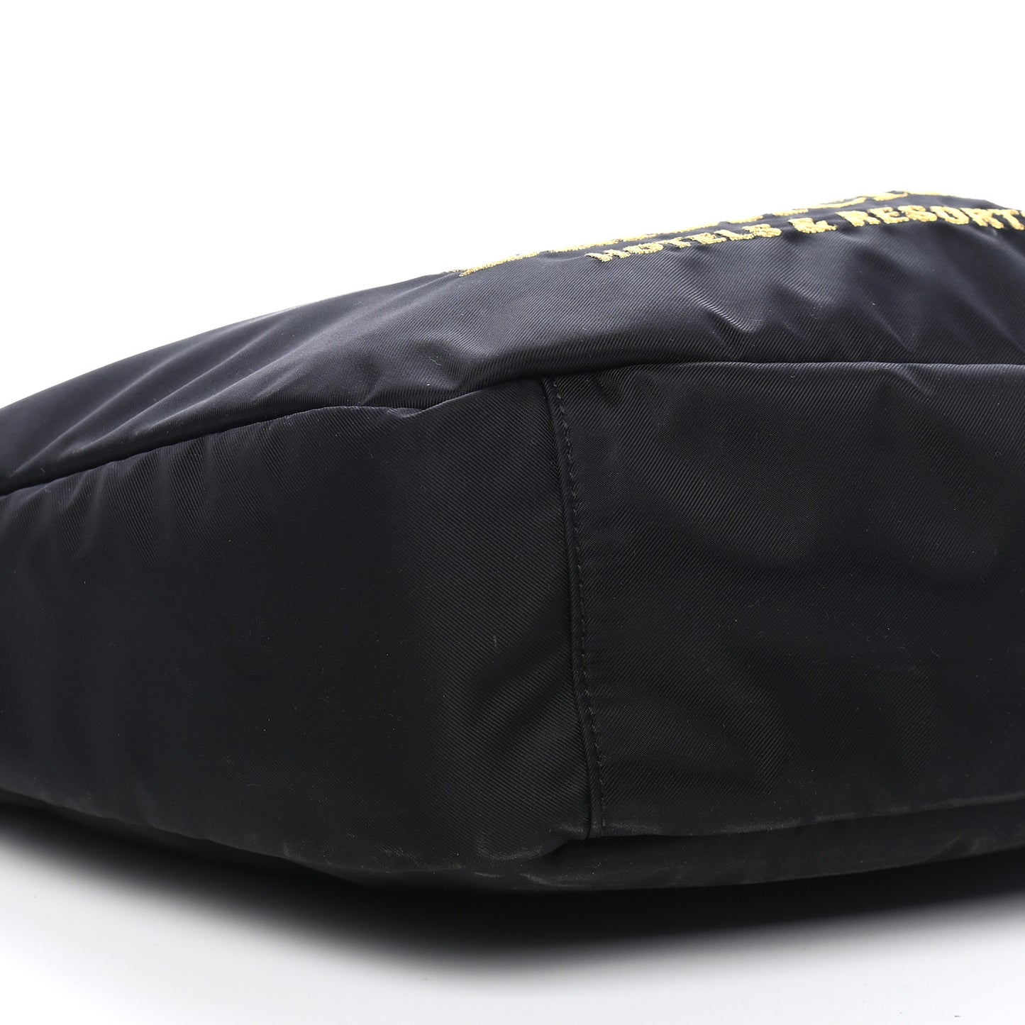 Nylon Hotel Sling Bag Black