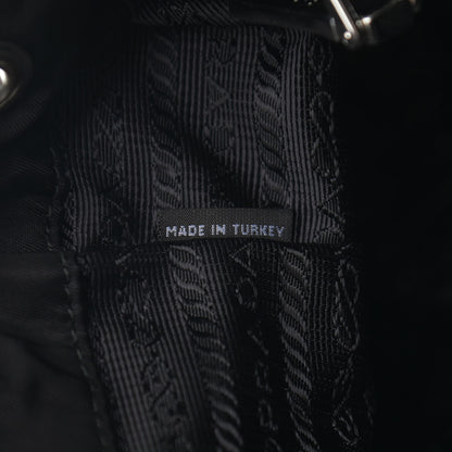 Prada Tessuto Nylon Vitello Backpack Black 7 of 11
