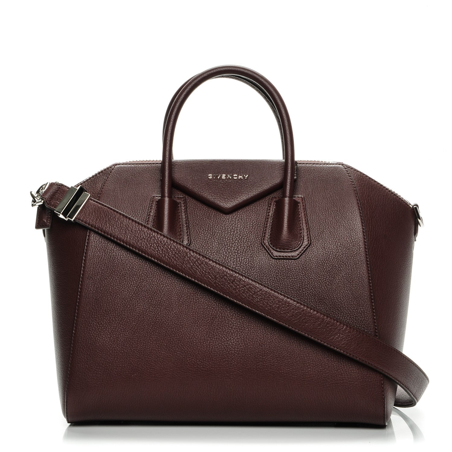 Givenchy Sugar Goatskin Medium Antigona Oxblood 1 of 7
