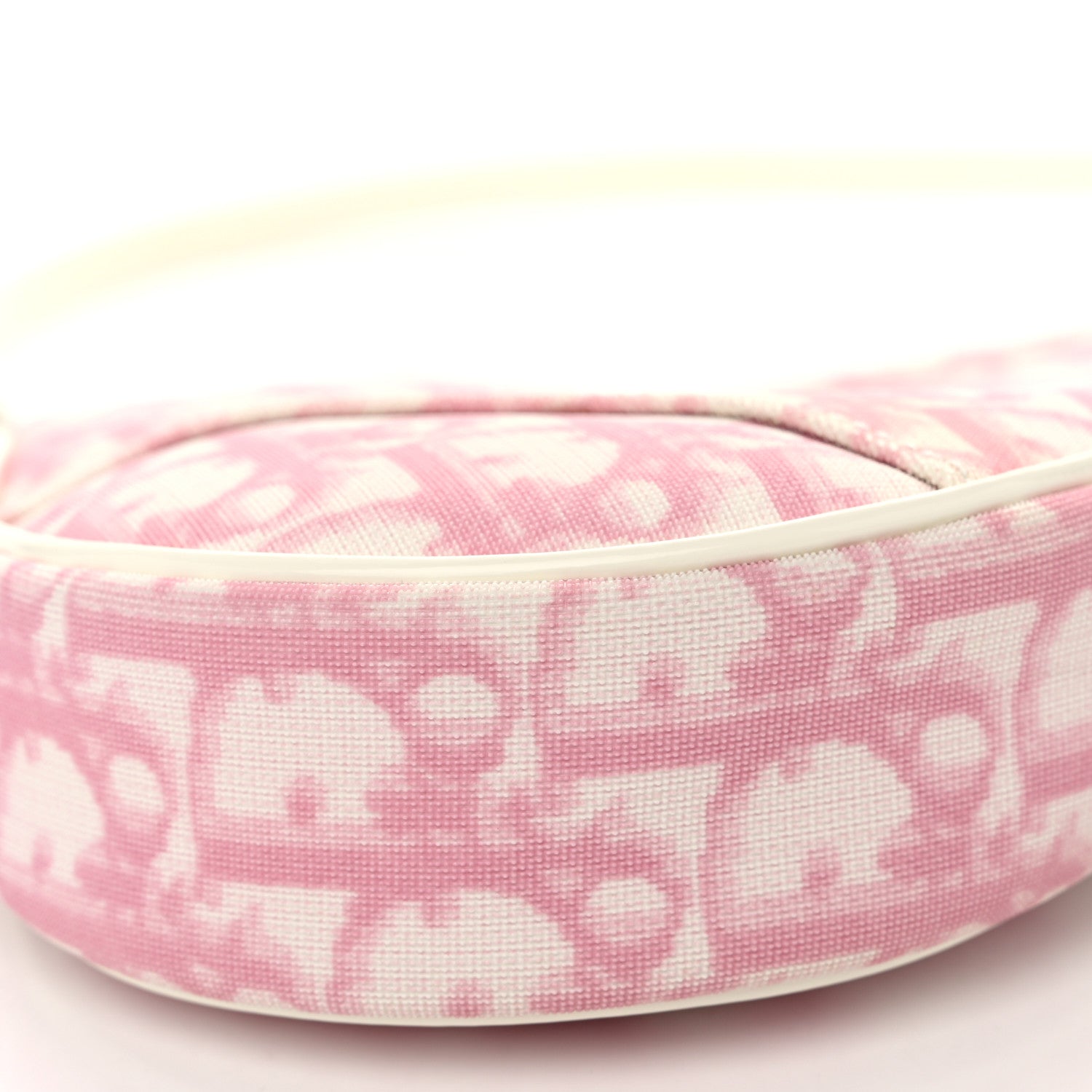 Christian Dior Monogram Mini Saddle Pochette Pink 9 of 11