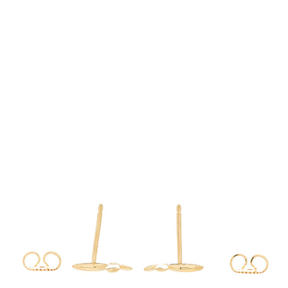 Tiffany 18K Yellow Gold Diamond Paloma Picasso Olive Leaf Earrings 2 of 3