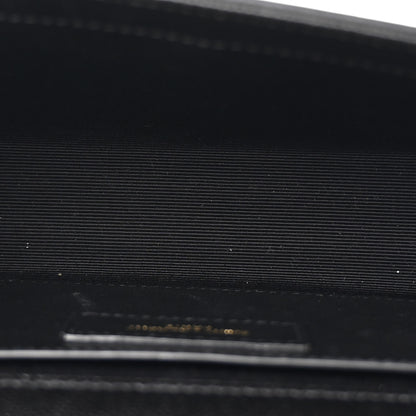 Saint Laurent Grain De Poudre Medium Classic Monogram Kate Satchel Black 5 of 10