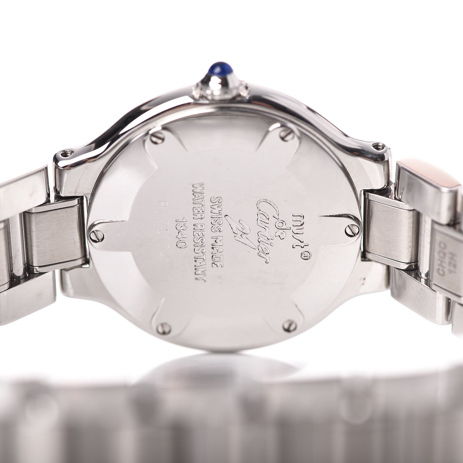 Cartier Stainless Steel 28mm Must De 21 Quartz Watch 6 of 11