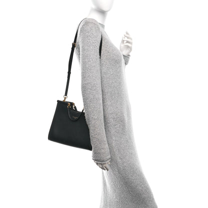 Dolce & Gabbana Calfskin Small Sicily Shopper Bag Black 2 of 14