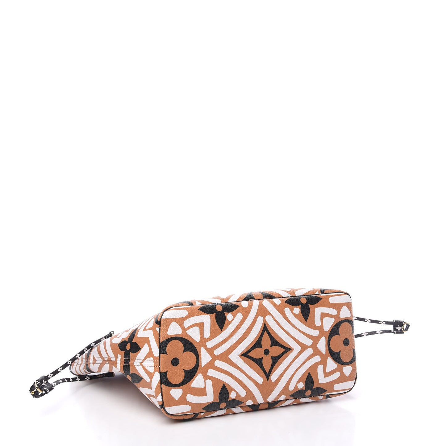 Monogram Giant Crafty Neverfull MM Creme Caramel