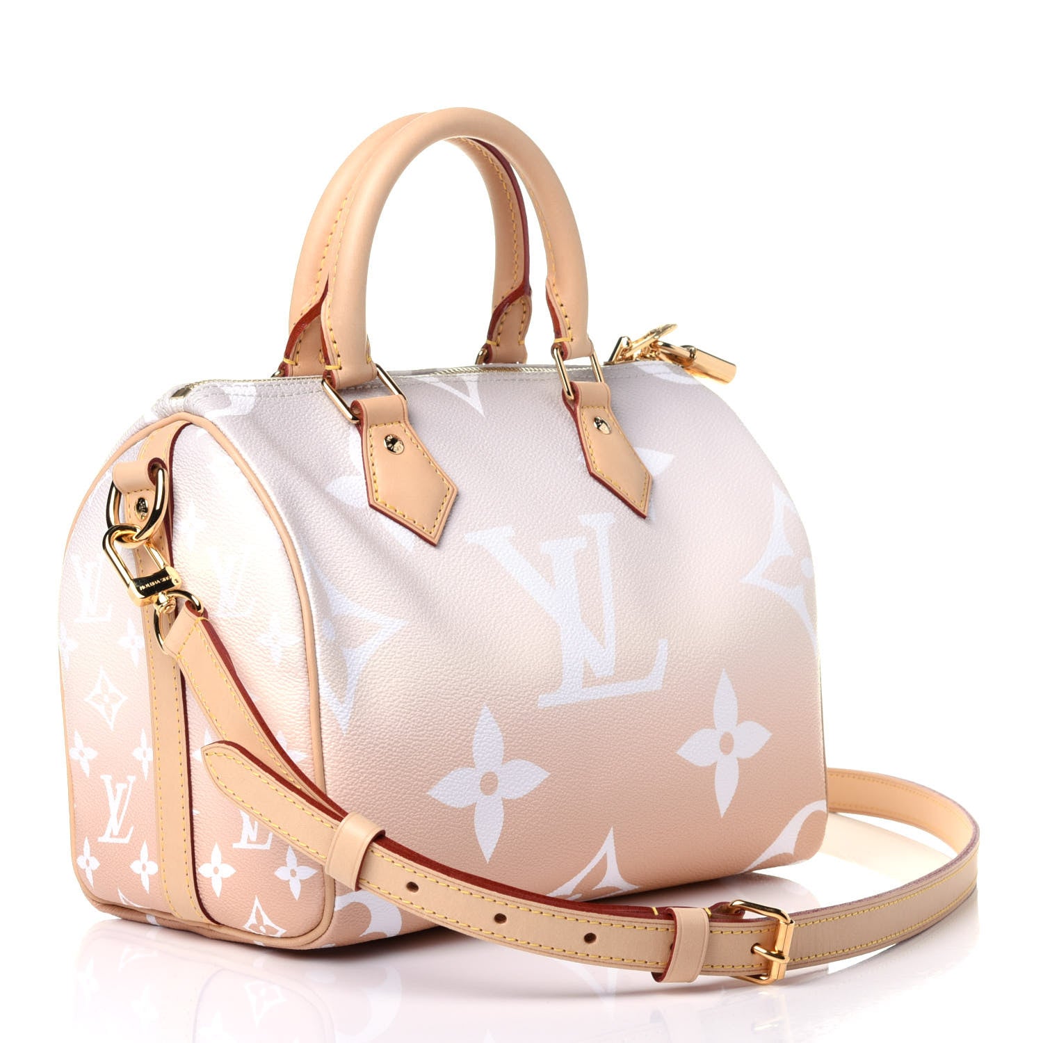 Louis Vuitton Monogram Giant By The Pool Speedy Bandouliere 25 Brume 2 of 11