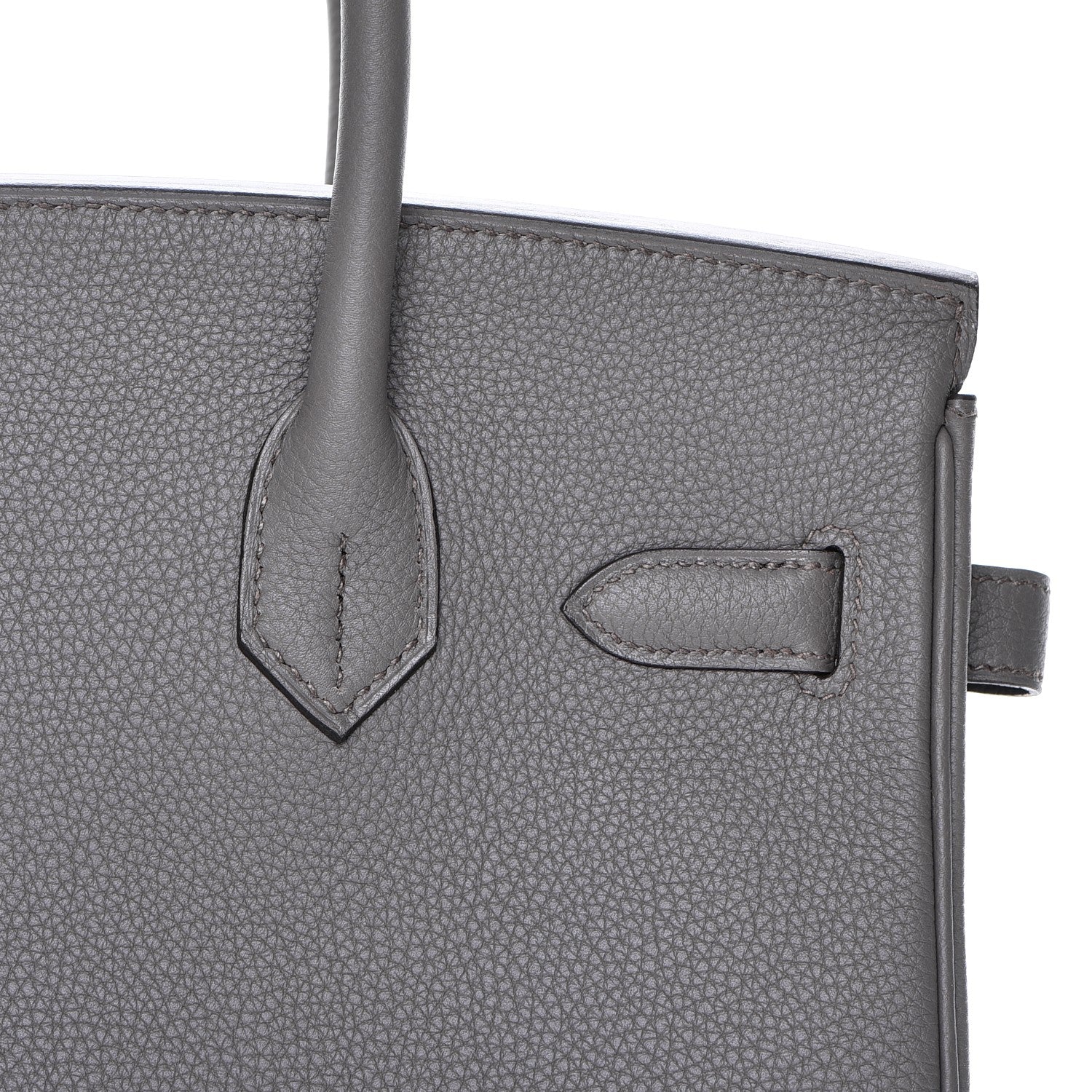 Hermes Togo Birkin 30 Etain 24 of 26
