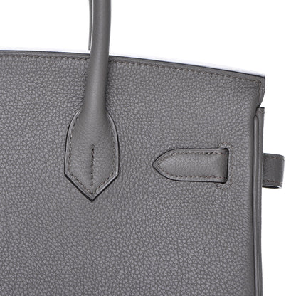 Hermes Togo Birkin 30 Etain 24 of 26