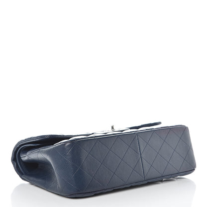 Chanel Caviar Quilted Jumbo Double Flap Navy Blue 5 of 20