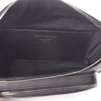 Saint Laurent Lambskin Subway Belt Bag Black 5 of 10