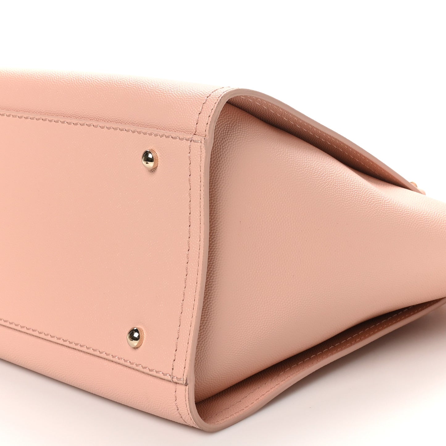 Caviar Small Studded Deauville Tote Light Pink