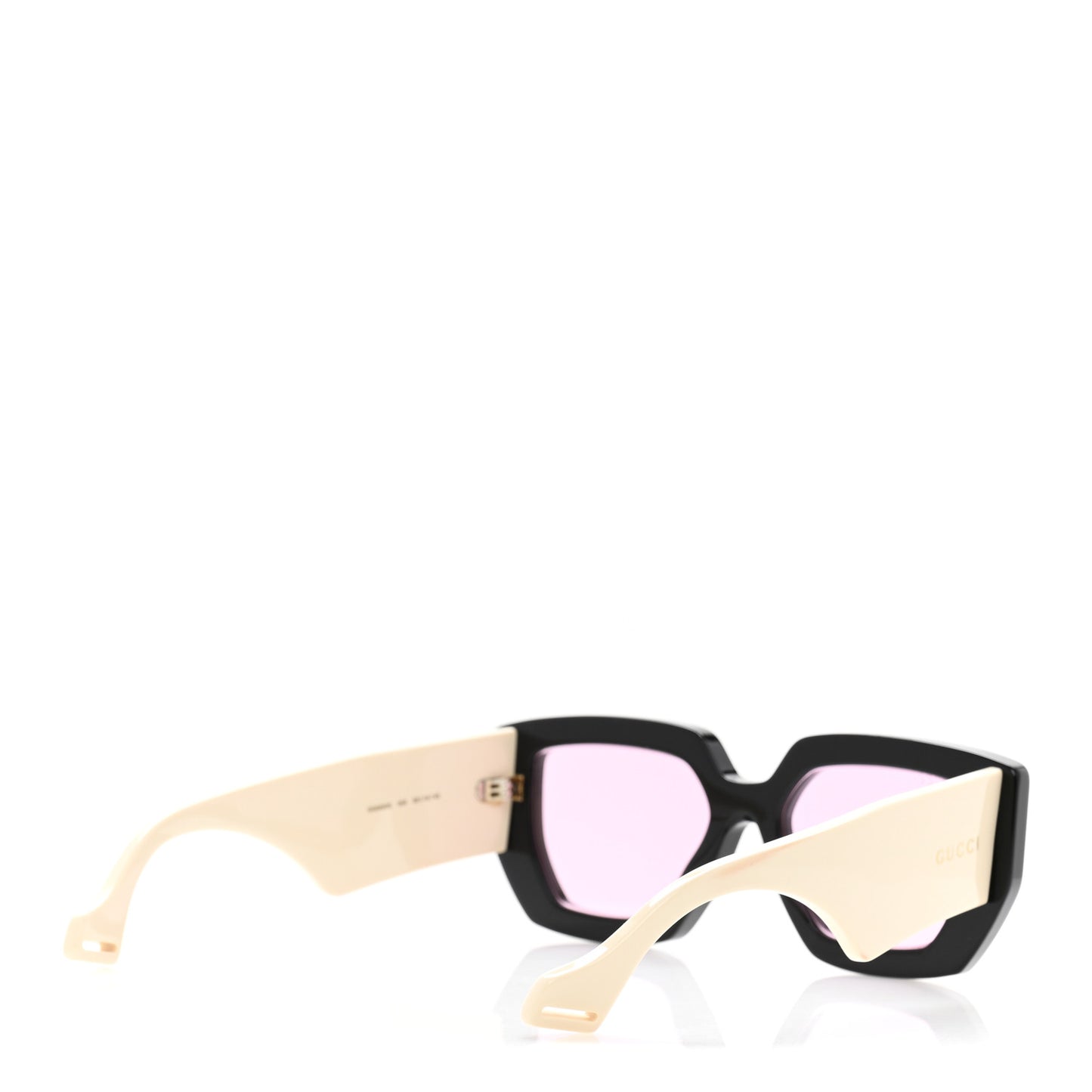 Square Frame Sunglasses GG0630S Black Ivory