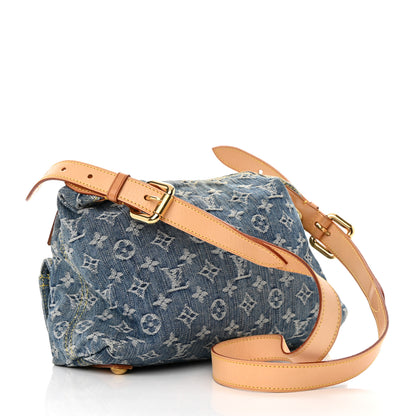 Louis Vuitton Monogram Denim Baggy PM Blue 3 of 12