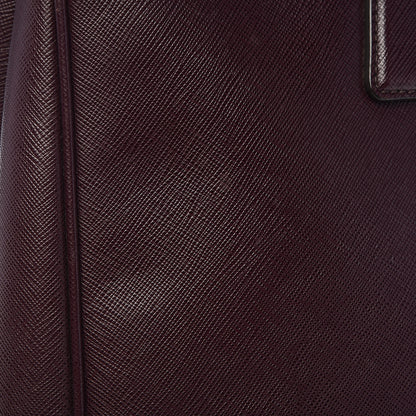 Prada Saffiano Large Galleria Double Zip Tote Granato 13 of 20