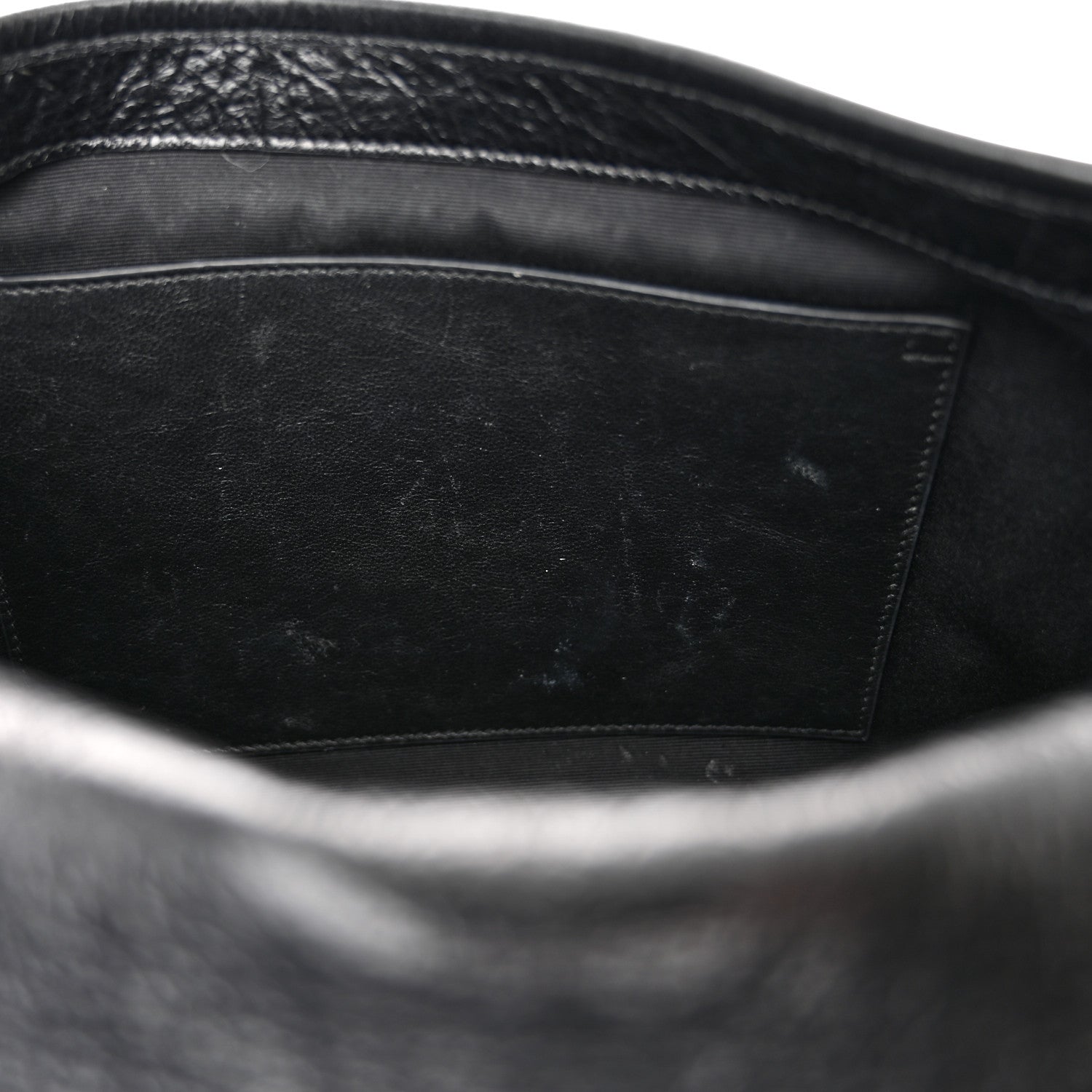 Saint Laurent Crinkled Calfskin Matelasse Monogram Medium Niki Chain Satchel Black 6 of 11