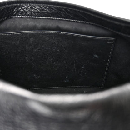 Saint Laurent Crinkled Calfskin Matelasse Monogram Medium Niki Chain Satchel Black 6 of 11