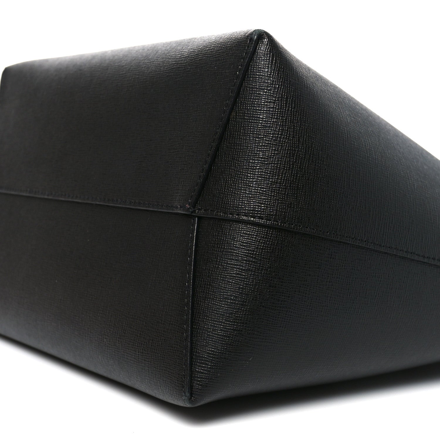 Mansur Gavriel Saffiano Bucket Bag Black Flamma 11 of 11