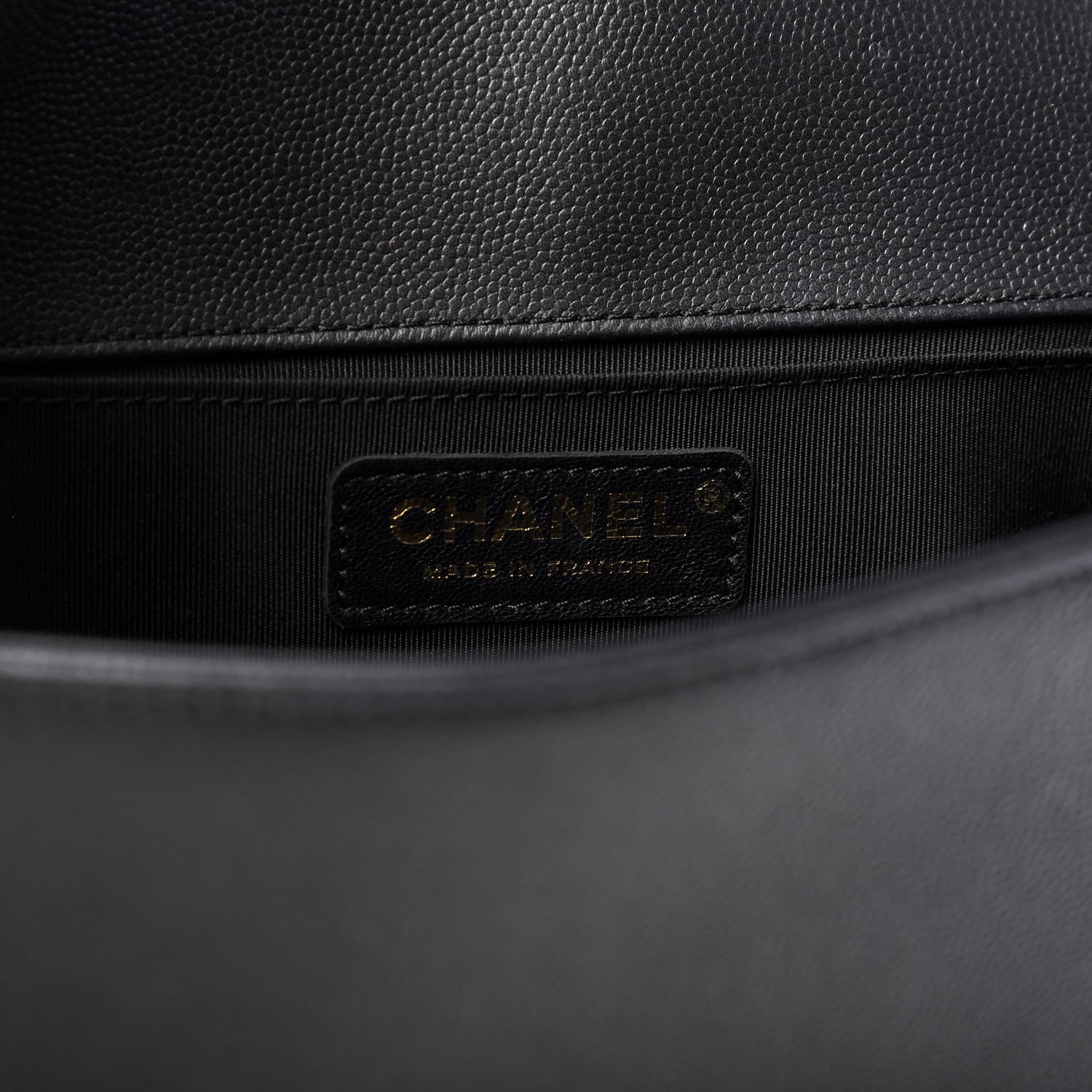 Chanel Caviar Quilted Medium Boy Flap Black 8 of 10