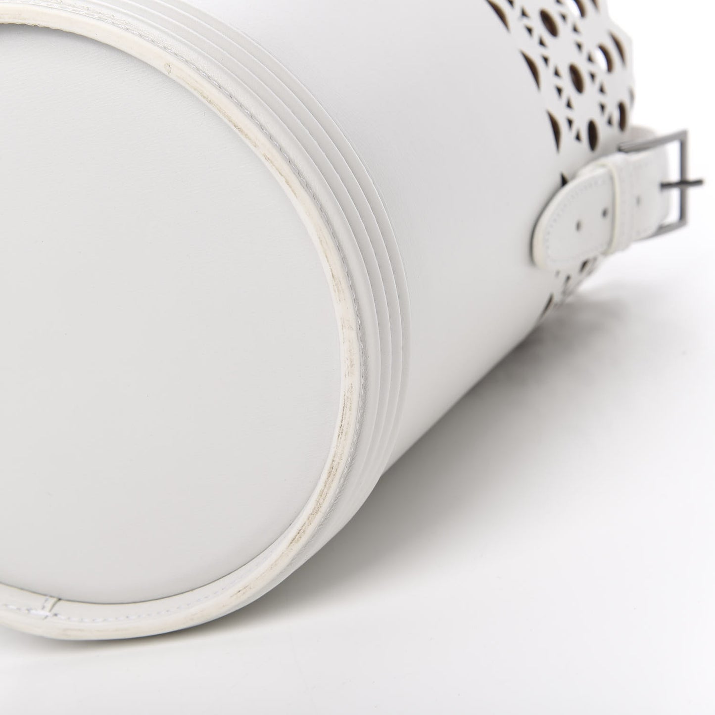 Lux Calfskin Vienne Edition 1992 Bucket Bag White