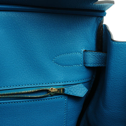 Hermes Togo Birkin 35 Turquoise 6 of 20