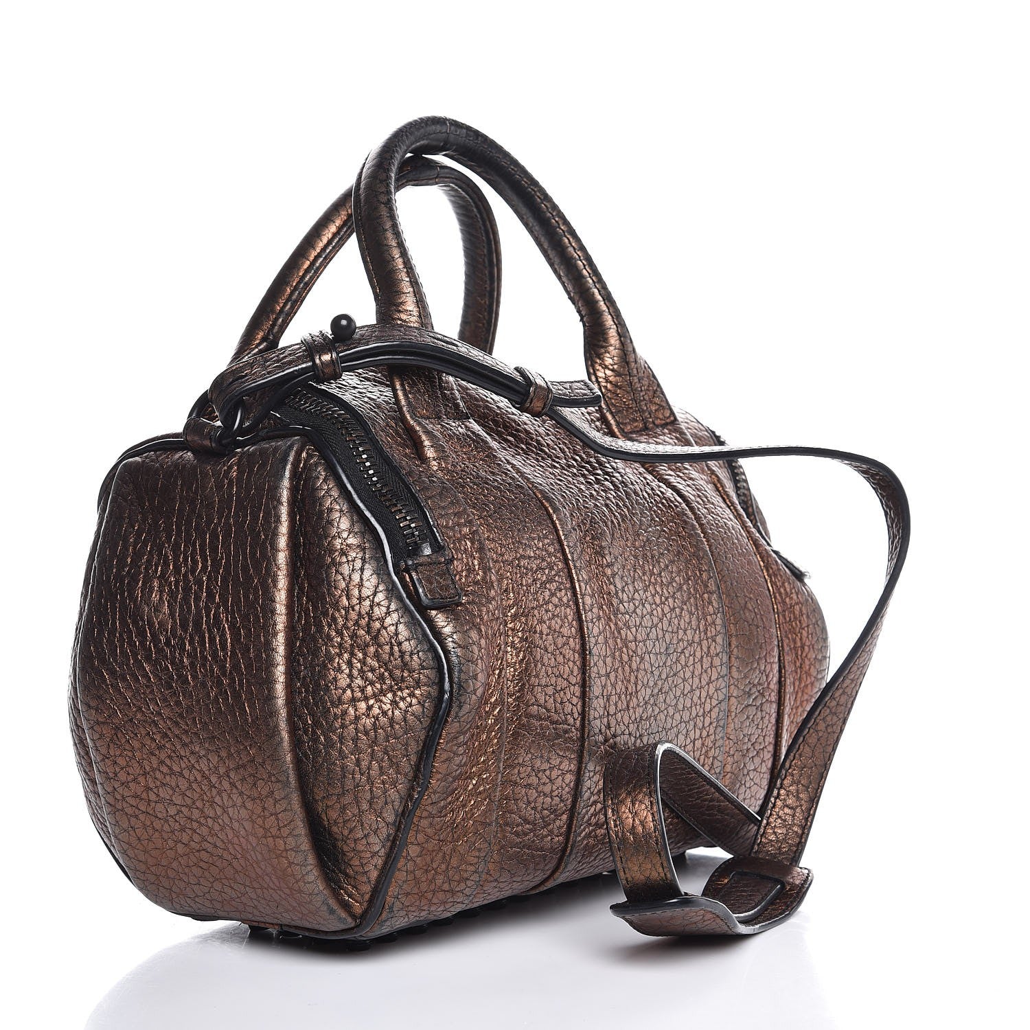 Alexander Wang Lambskin Rockie Bronze Matte Black Hardware 3 of 6