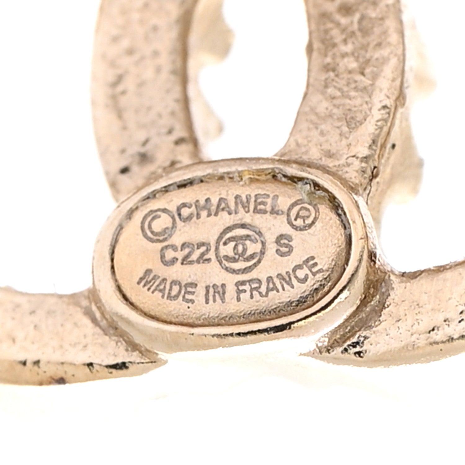 Chanel Crystal Star 5 CC Earrings Gold 4 of 5
