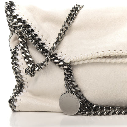 Stella McCartney Shaggy Deer Falabella Fold Over Tote Chalk 10 of 10