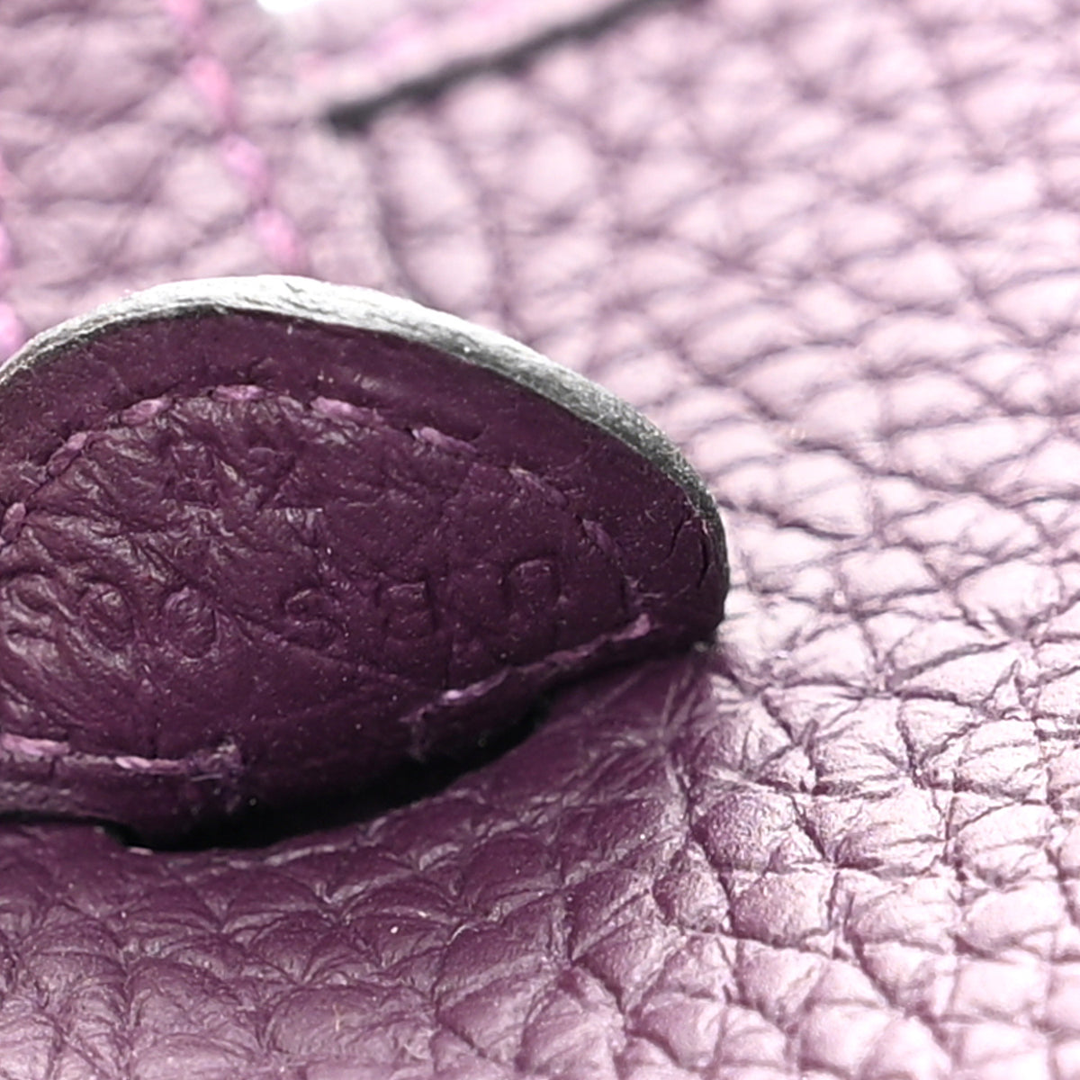 Hermes Taurillon Clemence Amazone Evelyne TPM  Cassis Rouge Grenat 7 of 10