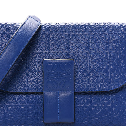 Loewe Goatskin Avenue Shoulder Bag Blue 6 of 8