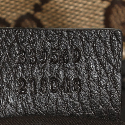 Gucci Crystal Monogram Large Flat Messenger Bag Dark Brown 6 of 13
