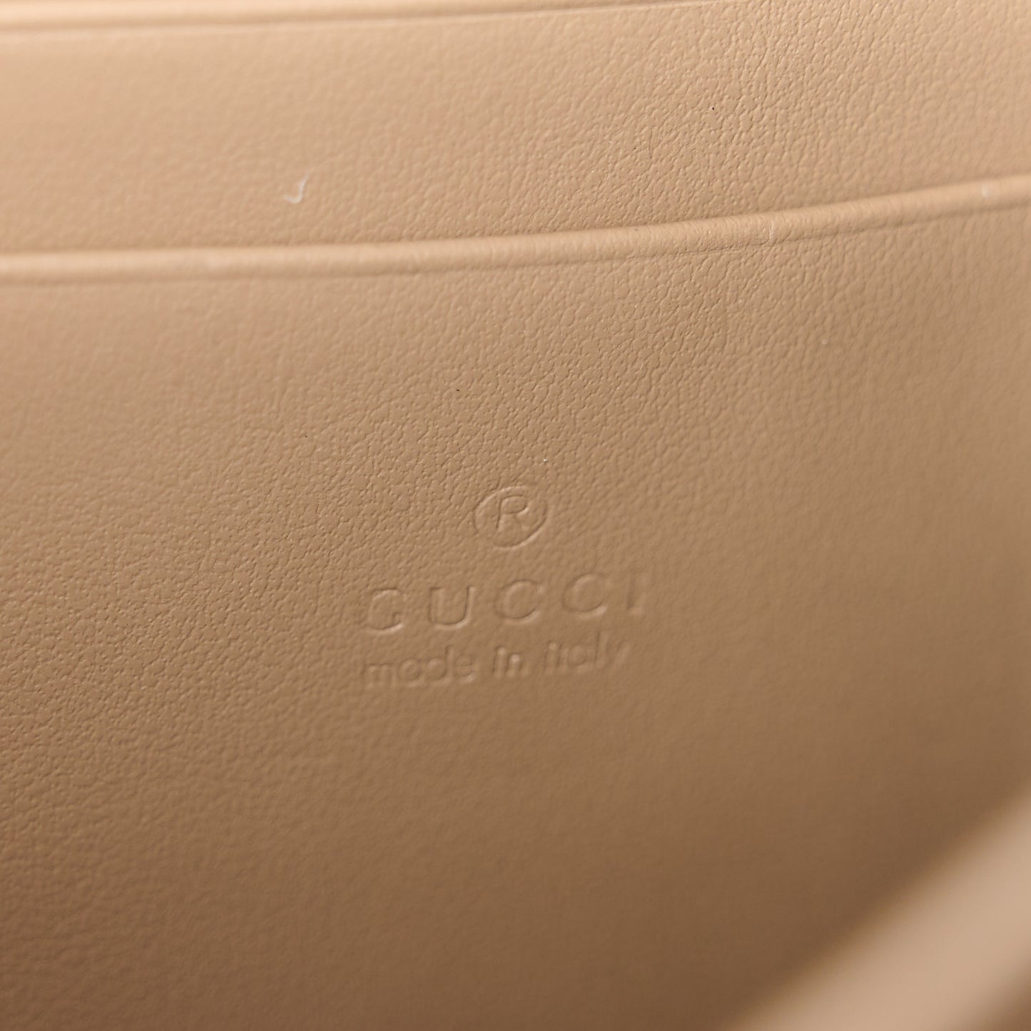 GG Supreme Monogram Mini Dionysus Chain Wallet Beige Taupe