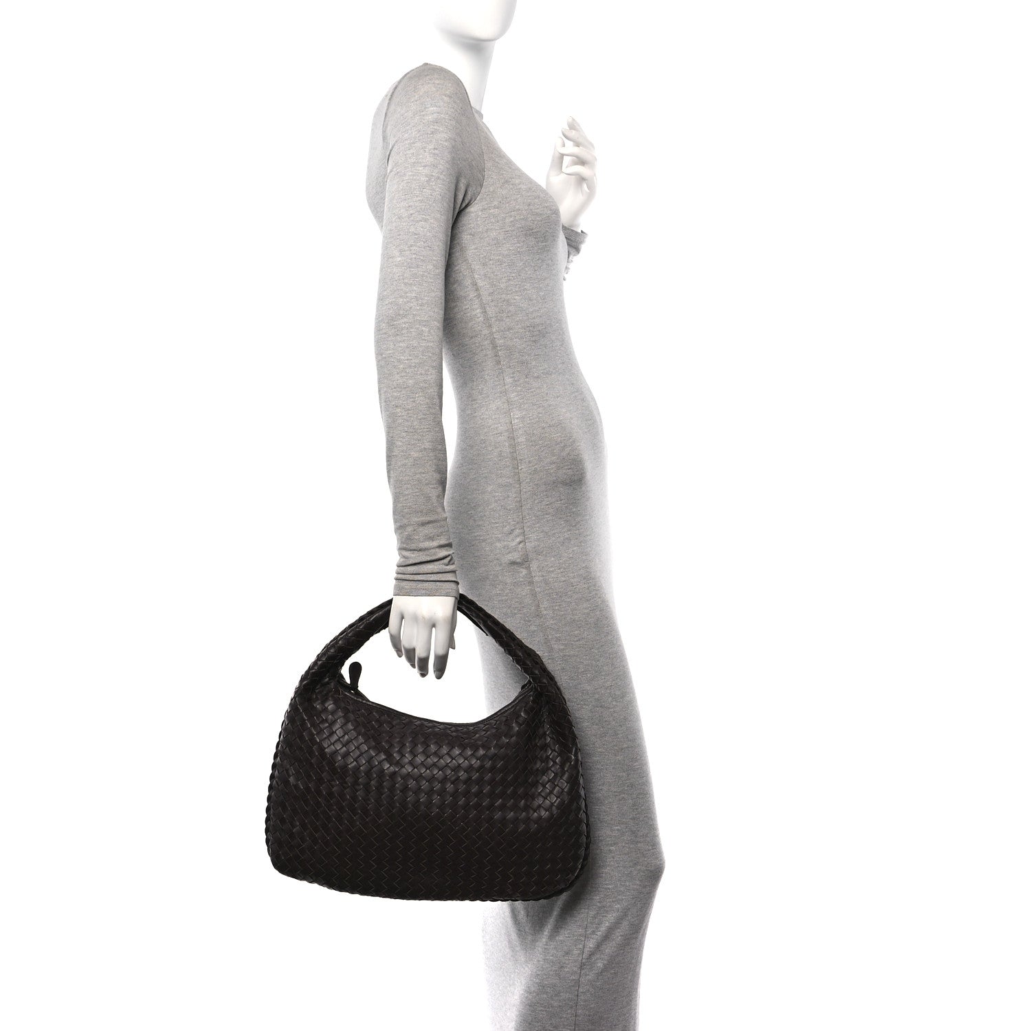 Bottega Veneta Nappa Intrecciato Medium Veneta Hobo Ebano 2 of 9