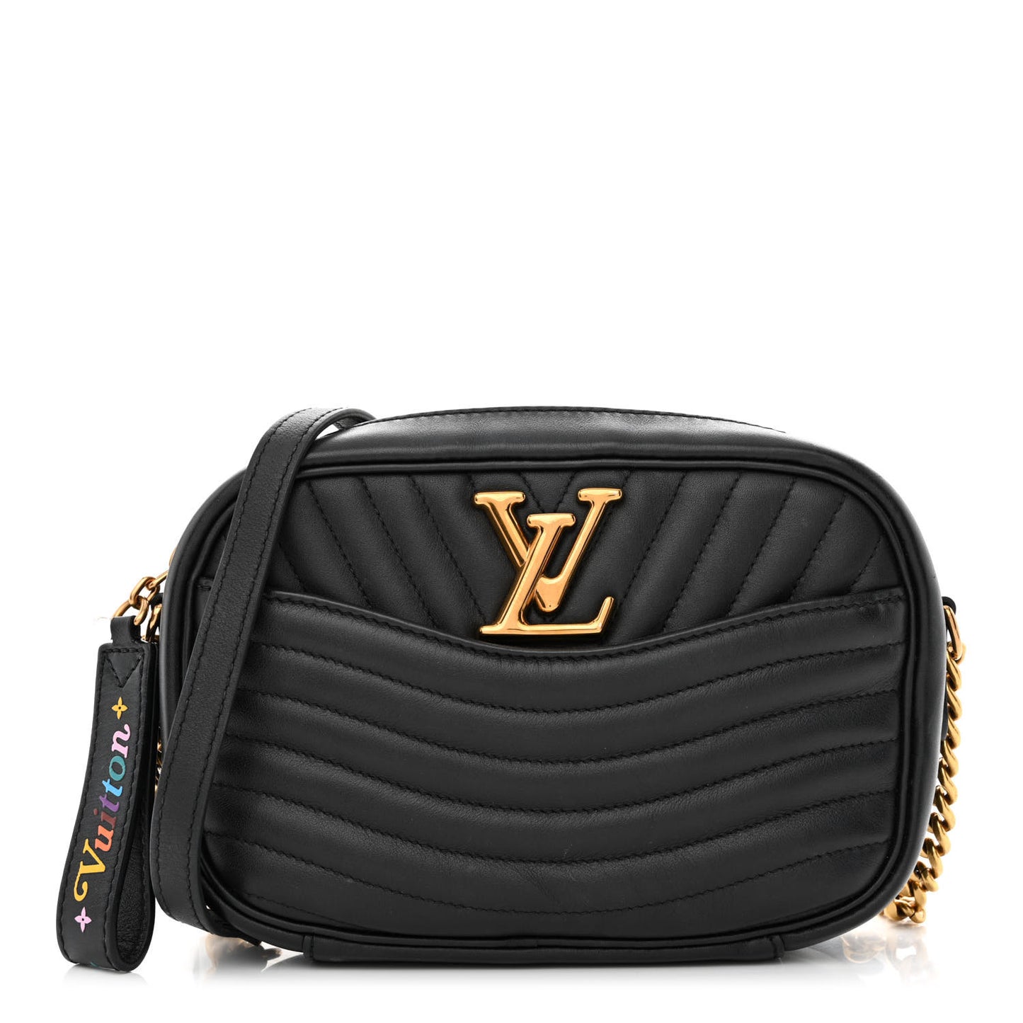 Calfskin New Wave Camera Bag Black