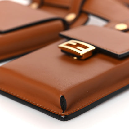 Fendi Vitello Glacier Utility Belt Pouch Cuoio 8 of 8