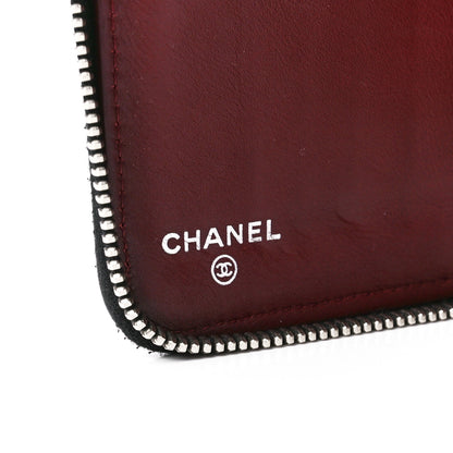 Chanel Caviar Quilted Large Zip Around Organizer Wallet Black 7 of 14