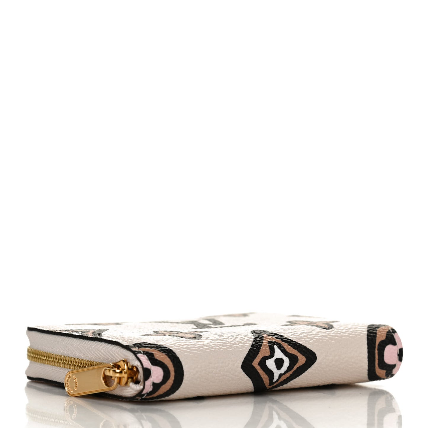 Monogram Giant Wild At Heart Zippy Coin Purse Creme